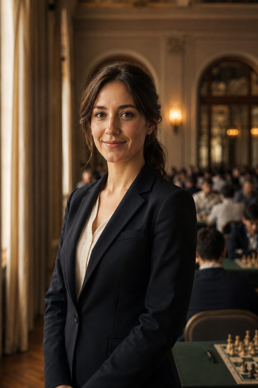 Helena Antunes, árbitra principal do torneio