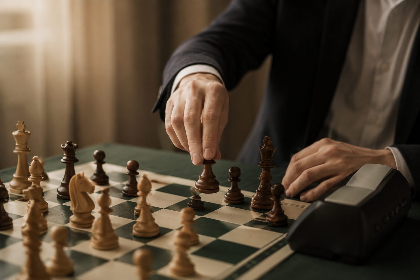 Partida de rápidas no Nutropi Lisboa Chess Open