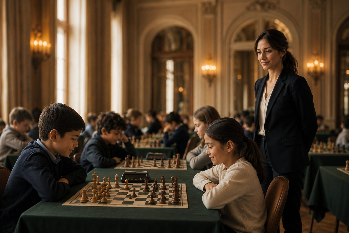 Secção jovem do Nutropi Lisboa Chess Open